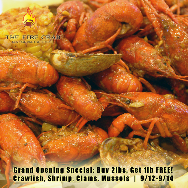 Crawfish Clams Mussels Shrimp Grand Opening Special Fire Crab Garden Grove OC