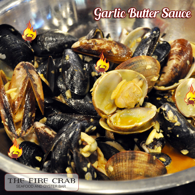 Garlic Butter Sauce Mussels Clams Cajun Orange County OC Fire Crab