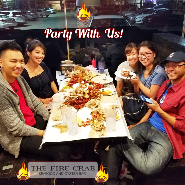 Party With Us Leave the Mess Large Party Friendly Seafood Combo Special Orange County OC Fire Crab