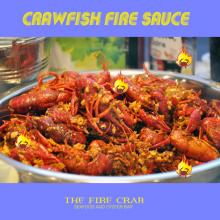Orange County OC Crawfish Fire Sauce Garlic Orange County OC Fire Crab