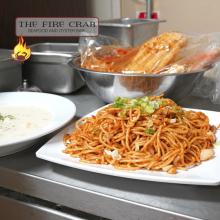 Add Cajun Garlic Noodles to your order Seafood Combo Orange County OC Fire Crab 