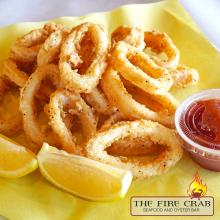 Calamari Orange County OC Cajun Seafood Appetizer Battered Fried to Perfection Fire Crab