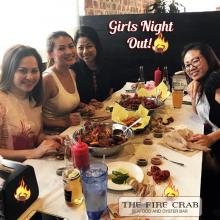 Girls Night Out Cajun Combo Special Deal Orange County OC Fire Crab